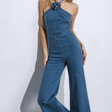 CALL ME LOVELY DENIM JUMPSUIT
