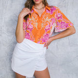 FLOURISHING DREAMS WOVEN TOP