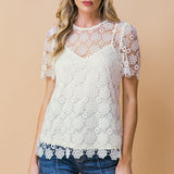MELT MY HEART LACE TOP