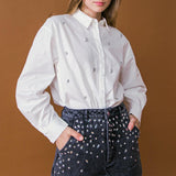 HIT OR MISS POPLIN SHIRT