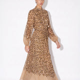 Fauve Atelier Leopard Maxi Dress — movement view