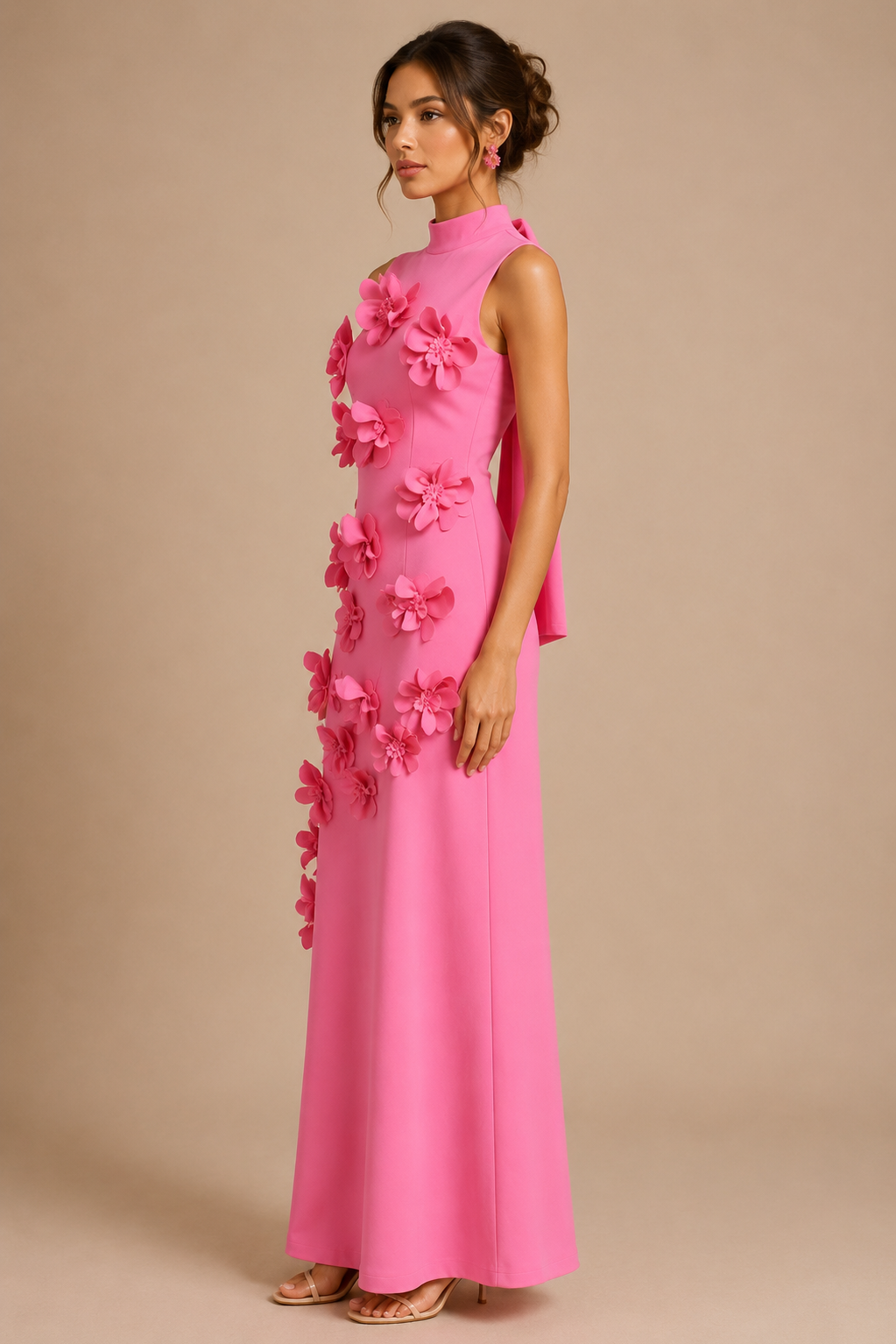 Rosette Garden Gown