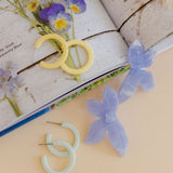 Fern Statement Earrings - Lavender Haze