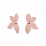 Fern Statement Earrings - Vintage Rose