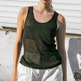 BLISSFUL LOVE WOVEN TANK TOP