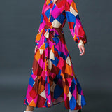 WISE WOMAN WOVEN MIDI DRESS