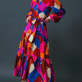 WISE WOMAN WOVEN MIDI DRESS