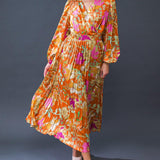 KEEP GETTING BETTER WOVEN MIDI DRESS
