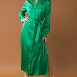 IT'S YOUR PLACE WOVEN MIDI DRESS