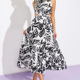 LIVE YOUR TRUTH WOVEN MIDI DRESS