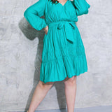 CATCH THE WIND WOVEN MINI DRESS