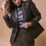 EXCEPTIONAL LOOK FAUX BLAZER