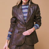 EXCEPTIONAL LOOK FAUX BLAZER