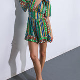 REFRESHING BEAUTY WOVEN ROMPER