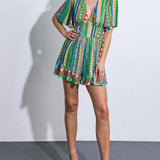 REFRESHING BEAUTY WOVEN ROMPER