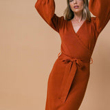 ADORABLE IDEAL SWEATER MIDI DRESS