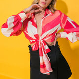 GOOD TIMES ONLY WOVEN TOP