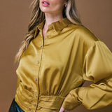 ROMANTIC MOVES WOVEN TOP