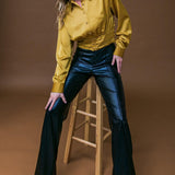 ROMANTIC MOVES WOVEN TOP