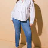 HIT OR MISS POPLIN SHIRT