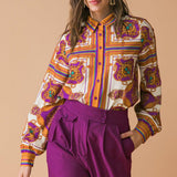 MAKE TODAY GREAT WOVEN TOP