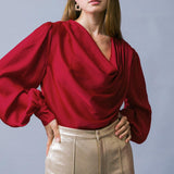 GARDEN SENSATION SATIN TOP