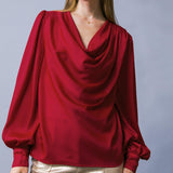 GARDEN SENSATION SATIN TOP