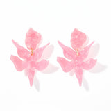 Flora Statement Earrings - Ballet Slipper