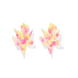 Flora Statement Earrings - Cherry Limeade