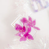 Flora Statement Earrings - Orchid Purple