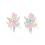 Flora Statement Earrings - Prism Pastel