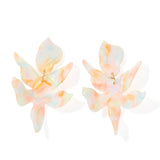 Flora Statement Earrings - Rainbow Sherbert