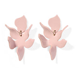 Flora Statement Earrings - Vintage Rose