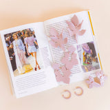 Flora Statement Earrings - Vintage Rose