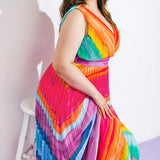 SHORE VACAYS WOVEN MAXI DRESSS