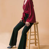 THE RIGHT ADDITION WOVEN TOP