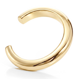 Isabella Bold Sculptural Cuff Bracelet Gold