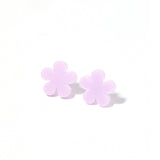 Jenna Stud Earrings - Flower Lilac