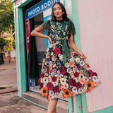 Jubilee Dress Evergreen