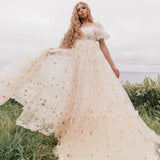 Wendy Dress Cream Star
