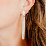 Keli Statement Earrings - Champagne Sparkle