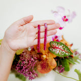 Keli Statement Earrings - Pinot Noir
