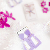Kennedy Statement Earrings - Lilac