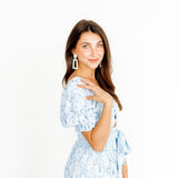 Kennedy Statement Earrings - White Shell