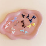 Kylie Bow Earrings - Buttercup Yellow