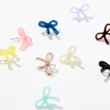 Kylie Bow Earrings - Lavender Haze