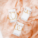 Lauren Medium Hoop Earrings - Gold