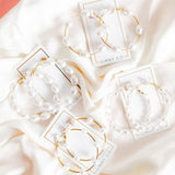 Macy Pearl Hoop Earrings