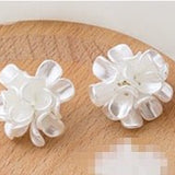 Mason Pearl Flower Statement Earrings
