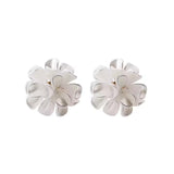 Mason Pearl Flower Statement Earrings